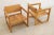 Wood Trybo Series Lounge Chairs by Edvin Helseth Norwegian - a Pair For Sale - Image 7 of 8