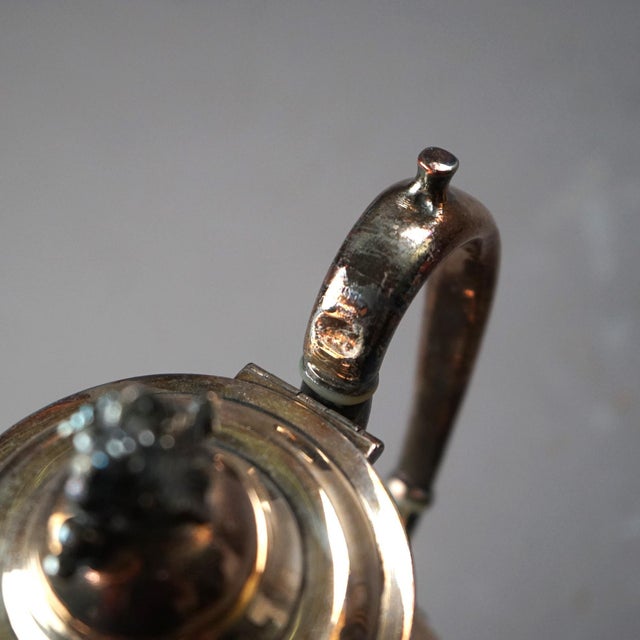 Silver Antique Silver Plated Figural Teapot Circa 1890 For Sale - Image 8 of 8