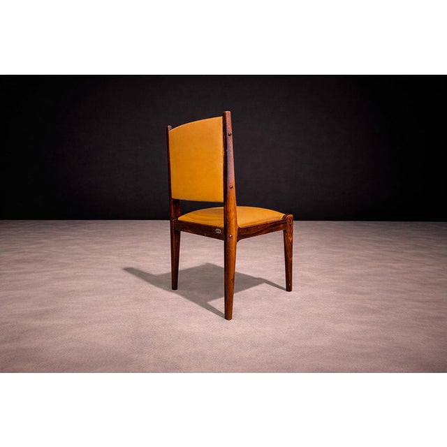 Dining Chairs in Rosewood & Leather, Sergio Rodrigues for Bloch, 1960s - Lot 291-883 For Sale - Image 14 of 15