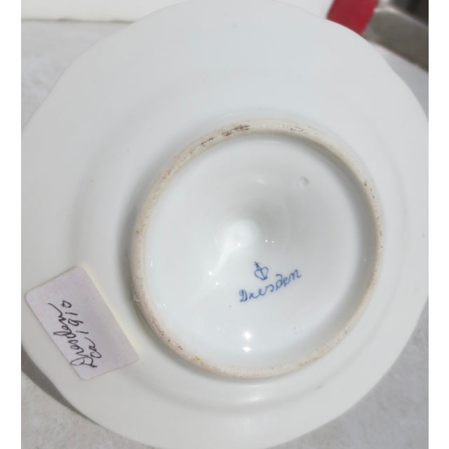 1910s Antique Dresden Egg Cup Circa 1910 For Sale - Image 5 of 6