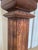 Antique Wooden Carved Column Pedestal Plant Stand For Sale - Image 12 of 12
