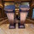 Neoclassical Pair of Vintage Italian Neoclassical Display Pedestals For Sale - Image 3 of 10