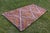 Size: 4.1 x 8.1 ft ( 123 x 237 cm) 48 x 93 inches Color: Blue Red Orange Pink White Material: 100% Wool...