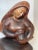 Early 20th Century Modernist Madonna and Child Hand Carved Wooden Folklore Sculpture, Crafted in Ecuador For Sale - Image 11 of 12