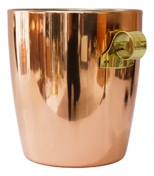 Copper Wine Cooler with Brass Handles, Schwitzerland, 1920s