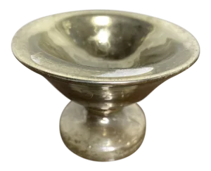 Antique Mercury Glass Compote