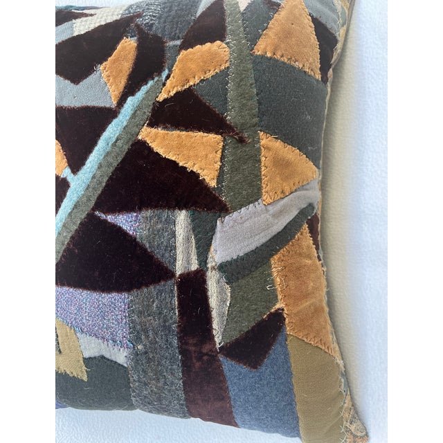 1930s 1930s A Pillow With Patchwork For Sale - Image 5 of 6
