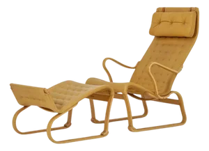 Set of Migo Lounge Chair and Ottoman by Bruno Mathsson