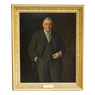 John Collier, William Regester Esq Chairman, 1890s, Oil on Canvas, Framed For Sale