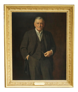 John Collier, William Regester Esq Chairman, 1890s, Oil on Canvas, Framed