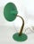 Mid-Century Modern Italian Brass and Green Lacquer Table Lamp, 1950s For Sale - Image 4 of 15