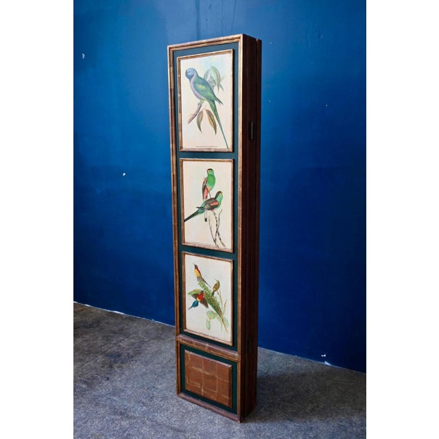Victorian Screen with Birds and Roses, 1940s For Sale - Image 14 of 18