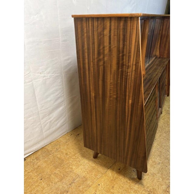 Mid-Century Retro Walnut Drinks Cabinet from F.D. Welters, 1960s For Sale - Image 13 of 15