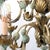 Chandelier in Iron, Brass and Lacquered Wood, 20th Century For Sale - Image 11 of 13