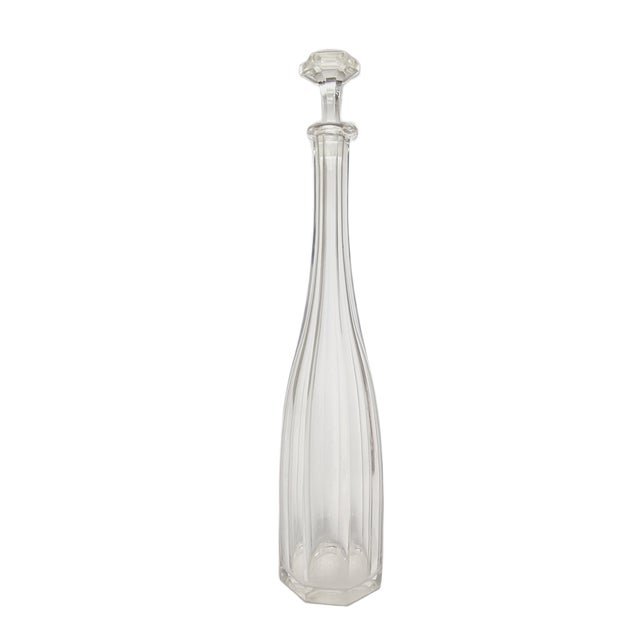 Art Deco Crystal Silver Carafe, Denmark, 1950s For Sale - Image 3 of 13