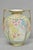 Antique Nippon Art Nouveau Hand Painted Porcelain Pink Flower Twin Handle Vase For Sale - Image 14 of 14