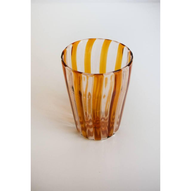 Italian Murano Cocktail Glasses in the style of Gio Ponti, 2004, Set of 6 For Sale - Image 7 of 18