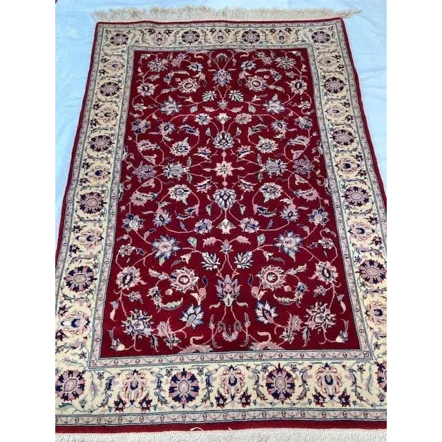 Persian Sino Persian Tabriz , 4' X 6' For Sale - Image 3 of 6