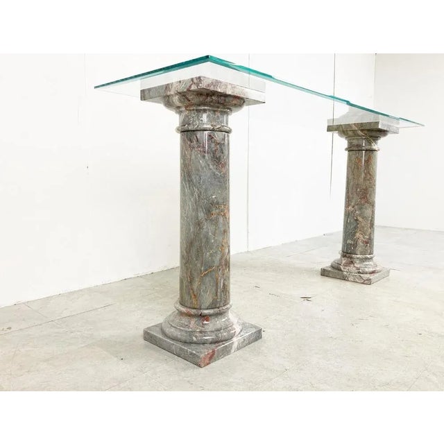 Vintage Marble Console Table, 1960s For Sale - Image 6 of 10