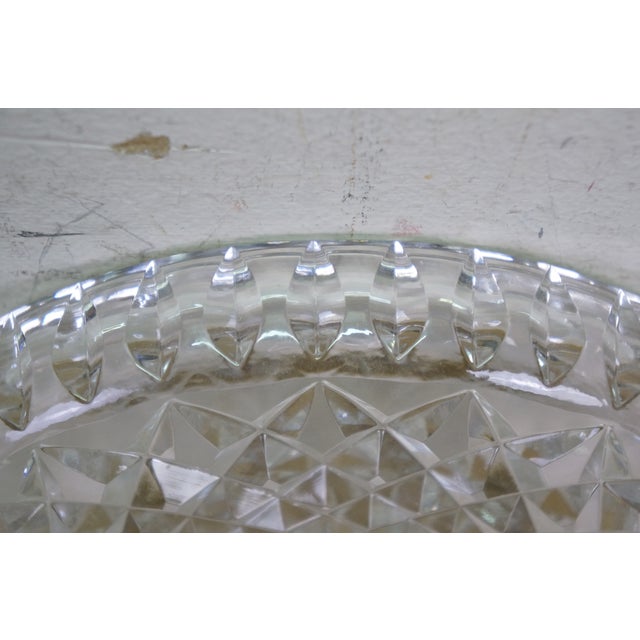 Vintage Modern Waterford Lismore Crystal Round Vanity Trinket Dish Coaster Starburst For Sale - Image 15 of 16