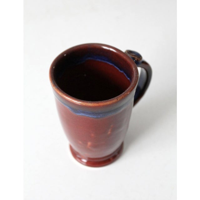Vintage Studio Pottery Mug For Sale - Image 9 of 10