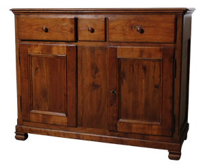 Vintage Wood Sideboard, Italy, 1970s