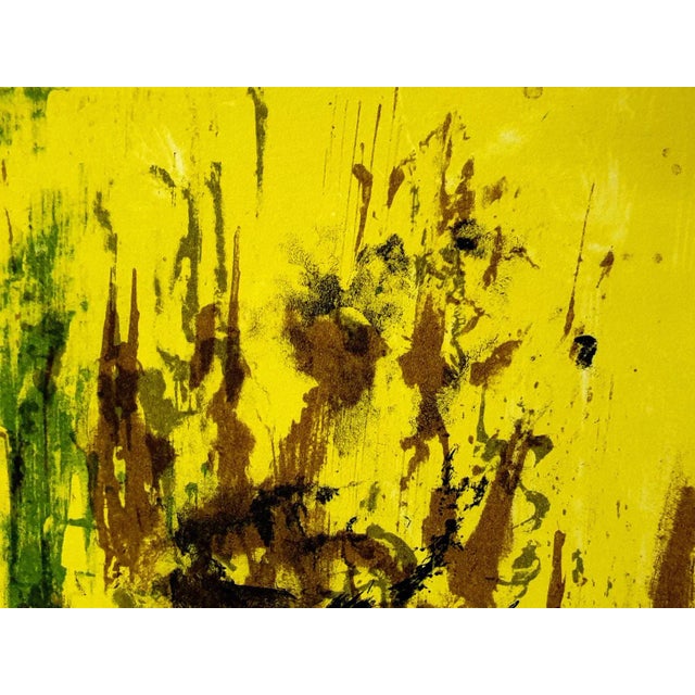 Early 21st Century Zao Wou-ki - Original Lithograph - Abstract Composition 1962 For Sale - Image 5 of 8