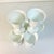 1970s Vintage Americana Arts & Crafts Indiana Glass Grape Milk Glass Water/Wine Goblets - Set of 6 For Sale - Image 6 of 8