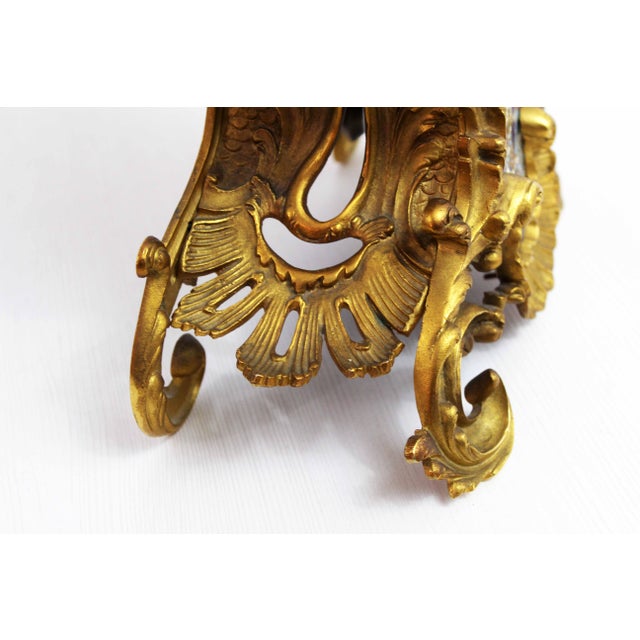 Clock in Bronze and Cloisonné Enamels, 1940s For Sale - Image 14 of 18