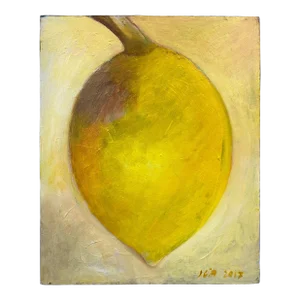 “Lemon” Acrylic on Canvas Painting by Judy Gittelsohn -