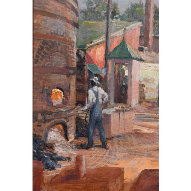 Impressionist Mid 20th Century Impressionist John Thomason Painting For Sale - Image 3 of 7