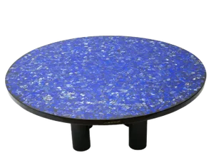 Lapis Lazuli Coffee Table by Etienne Allemeersch, 1970s