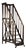 Antique Library Ladder, 1900 For Sale