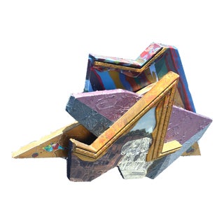 Abstract Post-Modern Roman Ruins Mixed Media Wall Sculpture, "Classic Series" by Jack Reilly For Sale