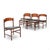 Mid-Century Modern Vintage Chairs by Guido Faleschini for Brothers Proserpio, 1960s, Set of 6 For Sale - Image 3 of 15