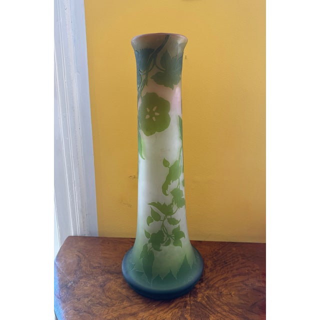 Antique Vase with Mohnblüten by Emile Gallé, 1890s For Sale - Image 4 of 8