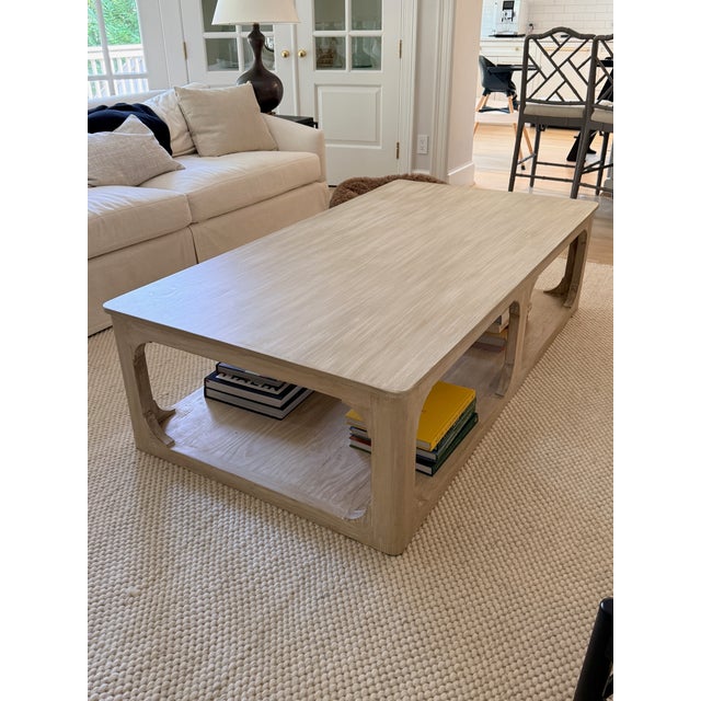 2020s Ming Arched Rectangular Coffee Table For Sale - Image 5 of 14