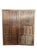 Mid-Century Modern Antique Carved Wood Door Natural Farmhouse Statement Barn Door 80x36 For Sale - Image 3 of 4