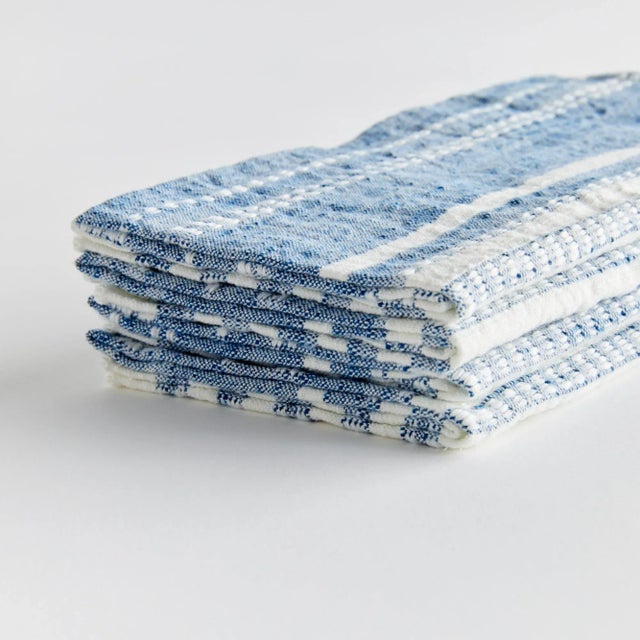 Kenneth Ludwig Chicago Brenna Napkins, Set Of 4 For Sale - Image 4 of 4