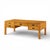 Campaign Baker Furniture Campaign Style Burlwood and Brass Coffee Table For Sale - Image 3 of 9