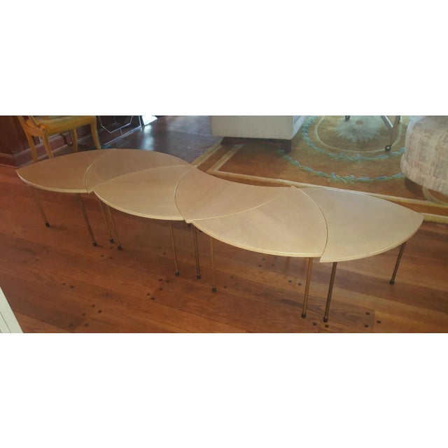 Mid-Century Modern Peter Hvidt for John Stuart Pinwheel Coffee Table For Sale - Image 3 of 8