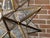Mid 20th Century Mid Century Modern French Star Glass and Metal Light Fixture with Single Socket For Sale - Image 4 of 12