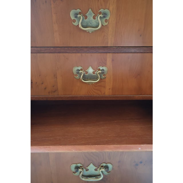Wood Biggs of Richmond Chippendale Mahogany Bachelor’s Chest With Brass Hardware For Sale - Image 7 of 18