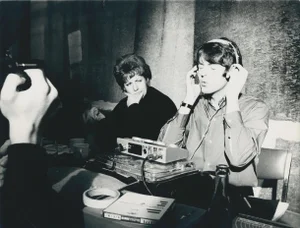 Henry Grossman, Paul McCartney in Studio, Black and White Photoograph, 1970