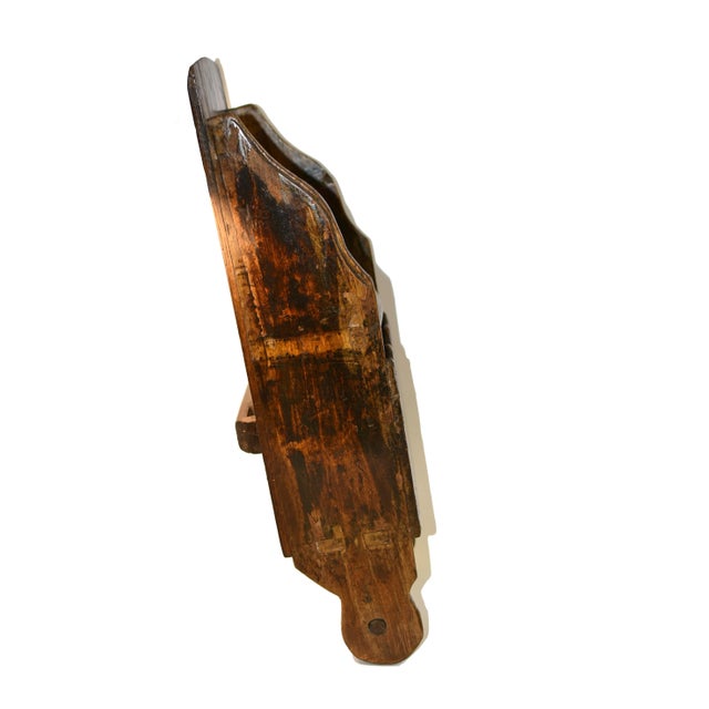 Asian Antique Early 20th Century Antique Utensil Towel Holder For Sale - Image 3 of 14