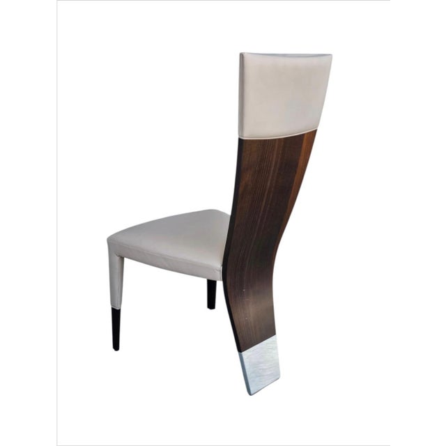 Jade Dining Chairs With Chrome Leg Caps by Pietro Costantini- Set of Eight For Sale - Image 11 of 16