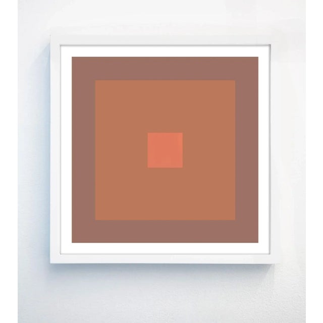 Not Yet Made - Made To Order Modern Colorful Geometric Prints - Set of 6 Framed in White 12" X 12" For Sale - Image 5 of 6