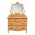 Restored Antique 4 Drawer Dresser With Original Mirror For Sale