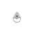 Not Yet Made - Made To Order Bold Geometric Design Cz Gemstone Ring in Silver Eye-Catching Statement Piece - Size 8 For Sale - Image 5 of 12