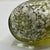 Large Mid-Century Hand-Blown Olive Green and White Spatter Art Glass Vase, 1970s For Sale - Image 15 of 17